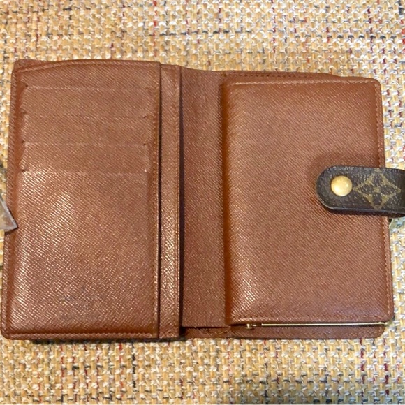 LOUIS VUITTON Monogram Porte Monnaie Viennois Bifold KissLock Wallet Authentic - Picture 8 of 17